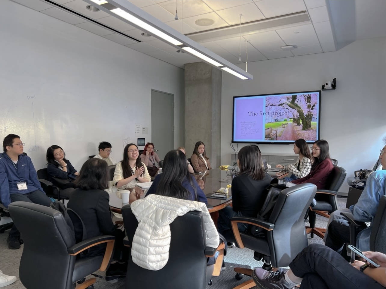 Attendees of the N2Women event discussing