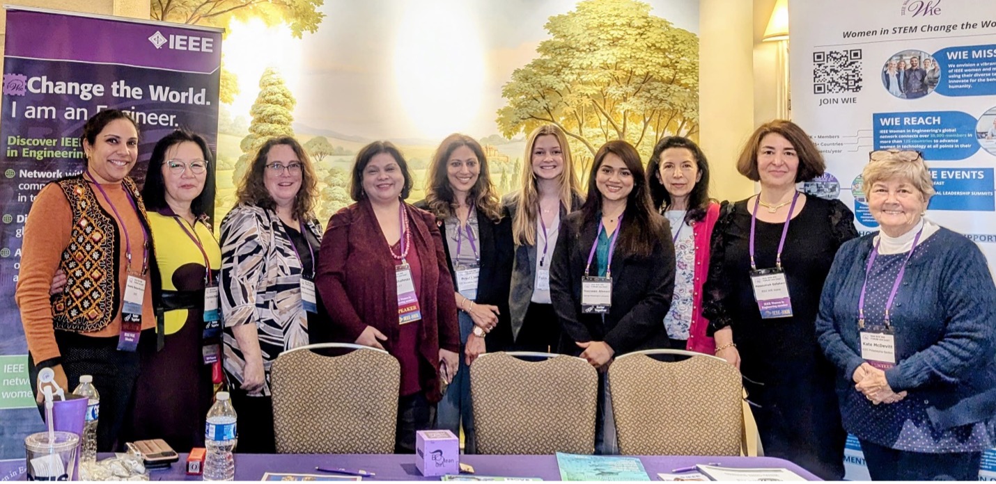 Nazneen Ahmed pictured with fellow conference participants