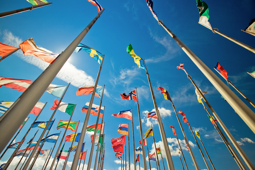 Flags of various countries