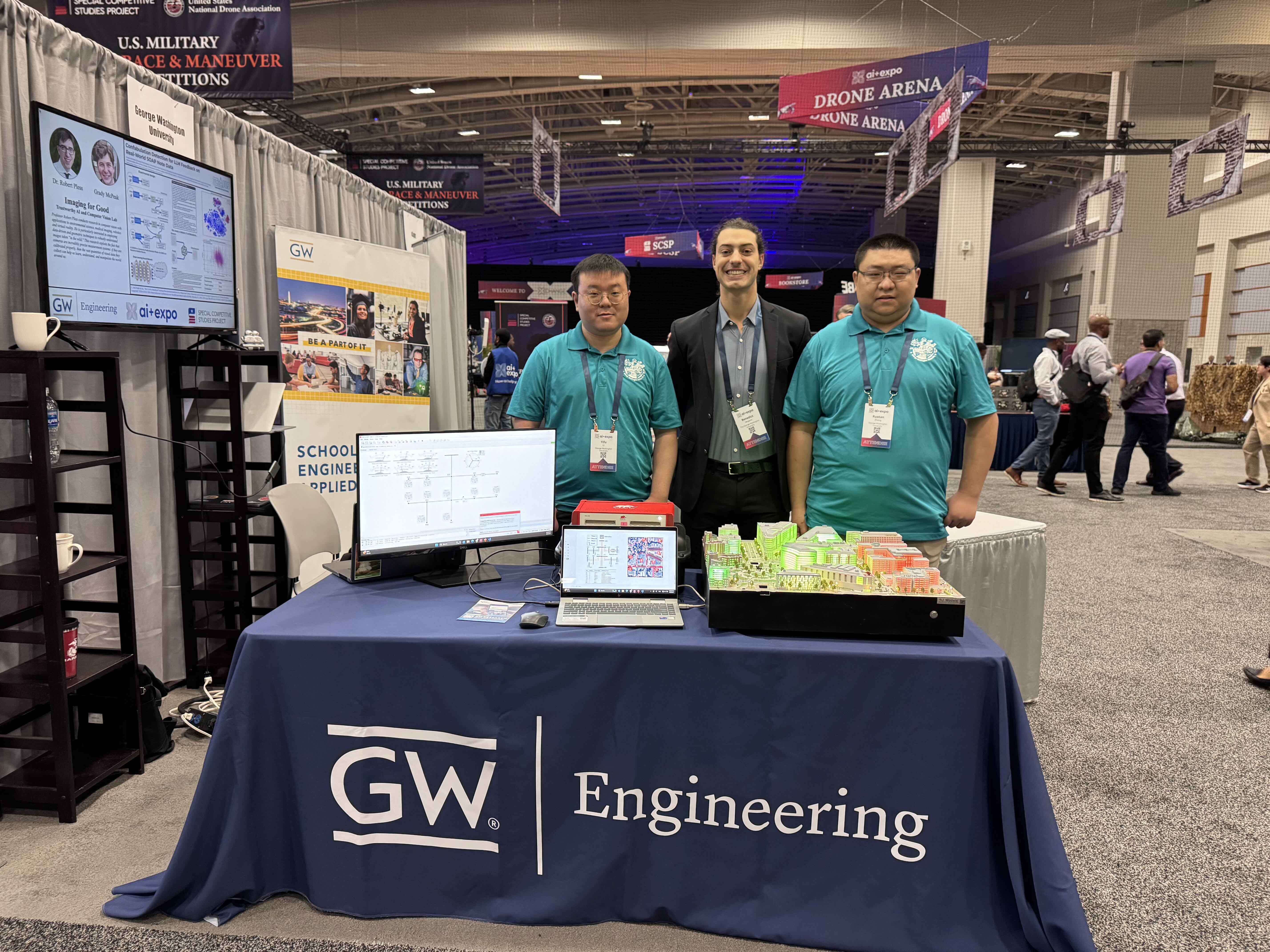 Members of Payman Dehghanian’s Smart Grid Lab