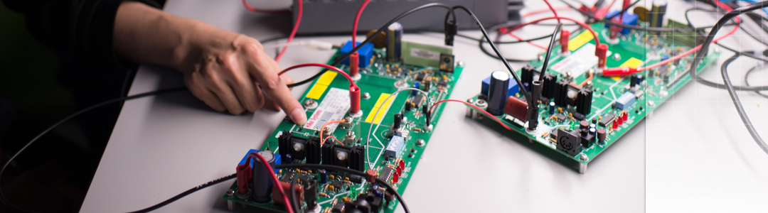 close up of circuitry