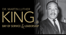 Dr. Martin Luther King Jr Day of Service and Leadership, photo of Dr. King